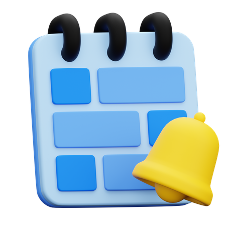 Lembrete de agenda  3D Icon