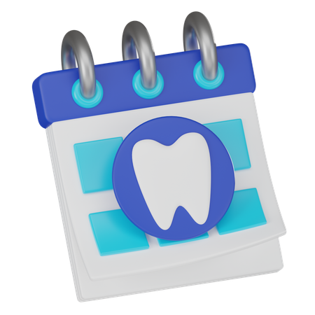 Agendamento odontológico  3D Icon