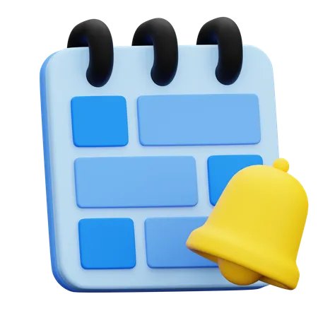 Agenda Reminder  3D Icon