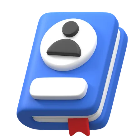 Directorio telefónico  3D Icon