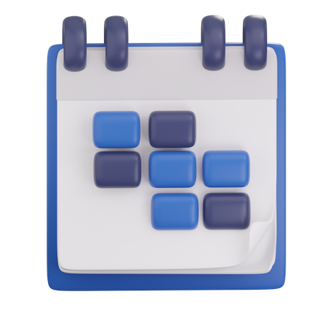 Agendar  3D Icon