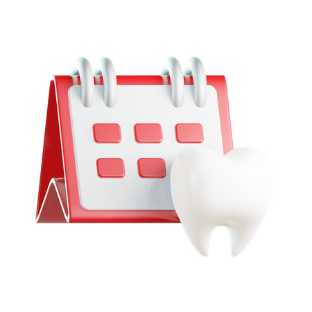 Agendamento odontológico  3D Icon