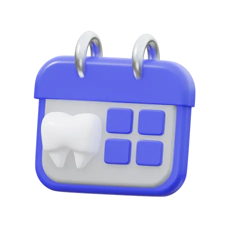 Agendamento odontológico  3D Icon