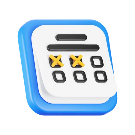 Agendar  3D Icon