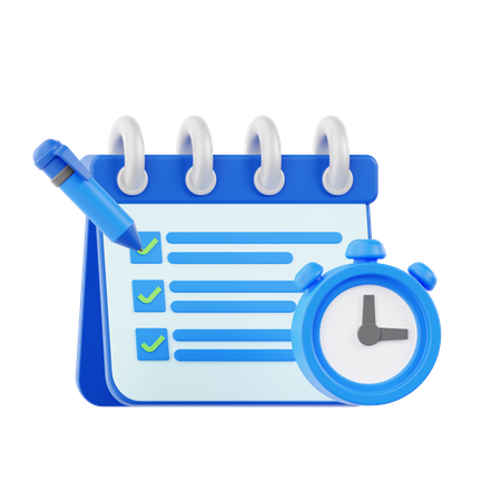 Agendar  3D Icon