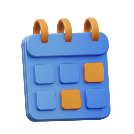 Agendar  3D Icon