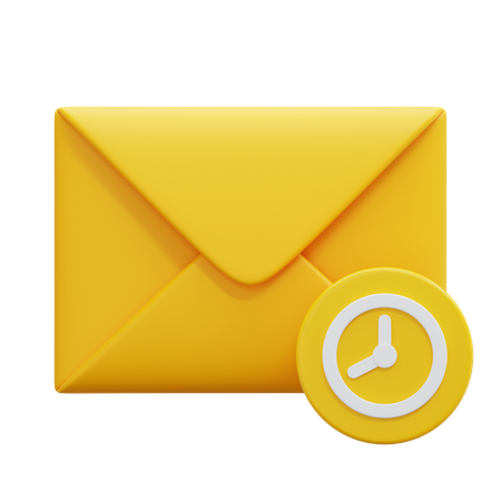 Agendar e-mail  3D Icon