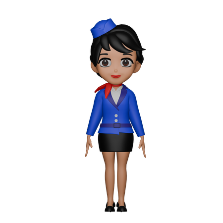 Agent de bord  3D Icon
