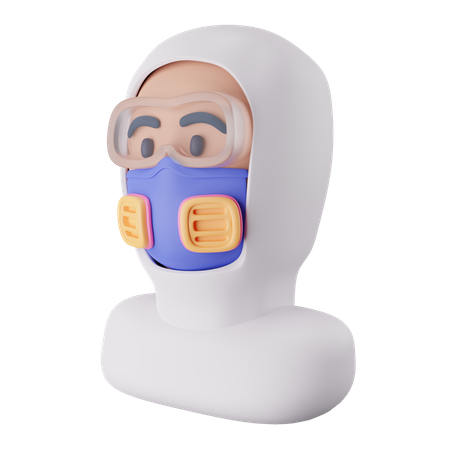 Agent de santé  3D Icon
