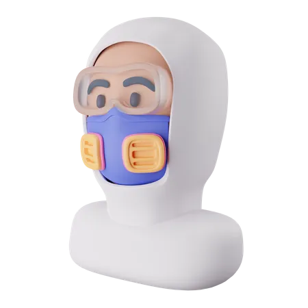 Agent de santé  3D Icon
