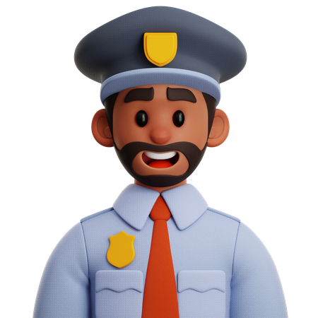 Agent de sécurité  3D Icon