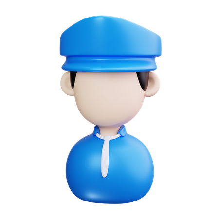 Agent d'immigration  3D Icon
