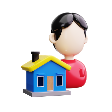 Agent immobilier  3D Icon