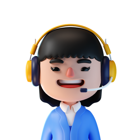 Agente  3D Icon