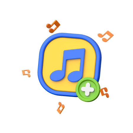 Aggiungere musica  3D Icon