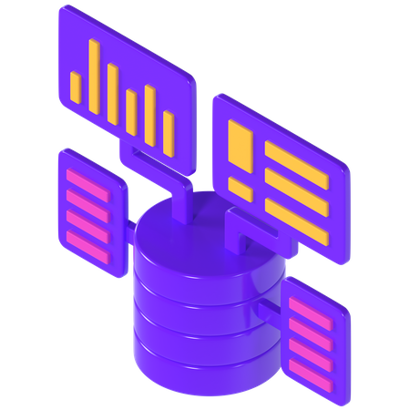 Aggregate  3D Illustration