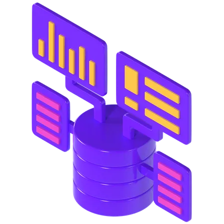 Aggregate  3D Illustration