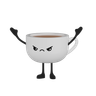 3d for coffee cup character
