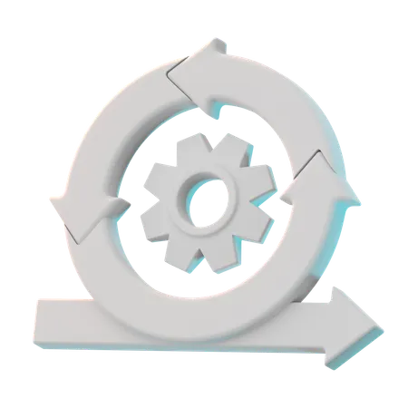 Ágil  3D Icon