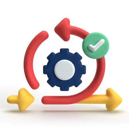 Agile  3D Icon