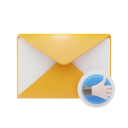 E-mail de agradecimento  3D Icon