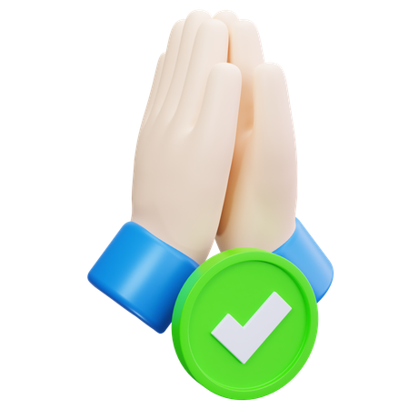 Agree 3D Icon