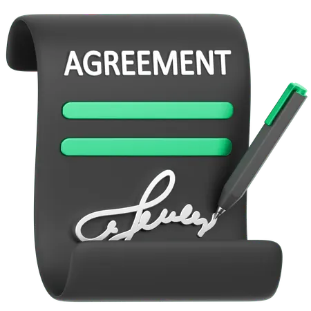 Agreement  3D Icon