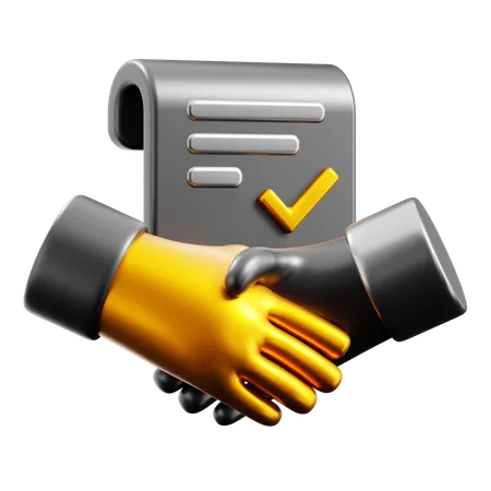 Agreement  3D Icon