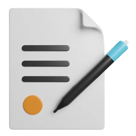 Agreement 3D Icon