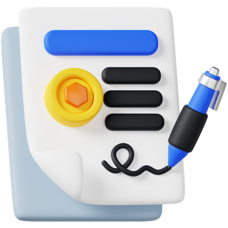 Agreement  3D Icon