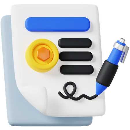 Agreement  3D Icon