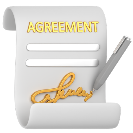 Agreement  3D Icon