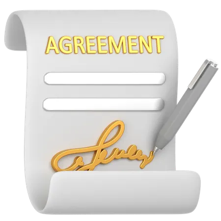 Agreement  3D Icon