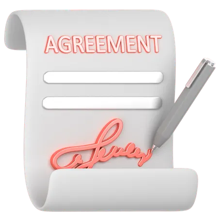 Agreement  3D Icon