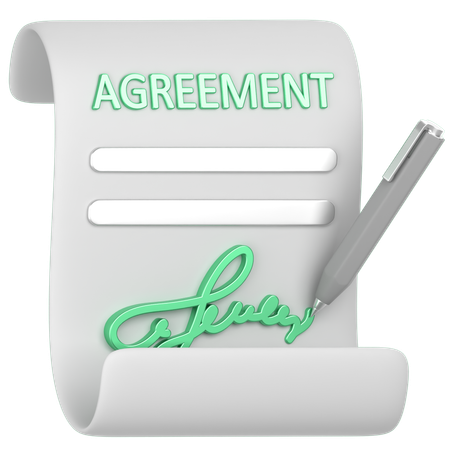 Agreement  3D Icon
