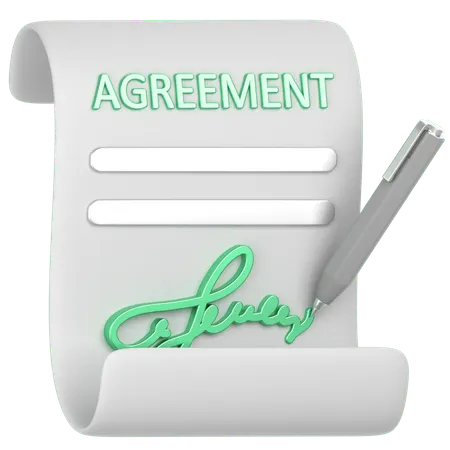 Agreement  3D Icon