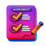 3d agreement illustration