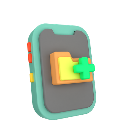 Agregar carpeta  3D Icon