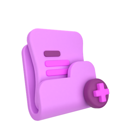 Agregar carpeta  3D Icon