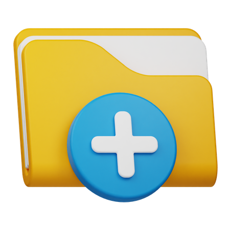 Agregar carpeta  3D Icon