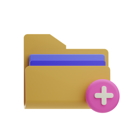 Agregar carpeta  3D Icon