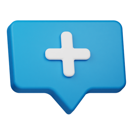 Agregar chat  3D Icon