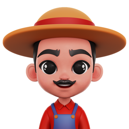 Agriculteur  3D Icon