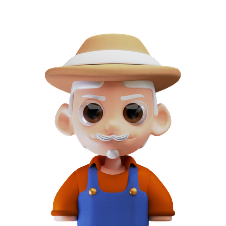 Fermier  3D Icon