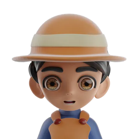 Agriculteur  3D Icon