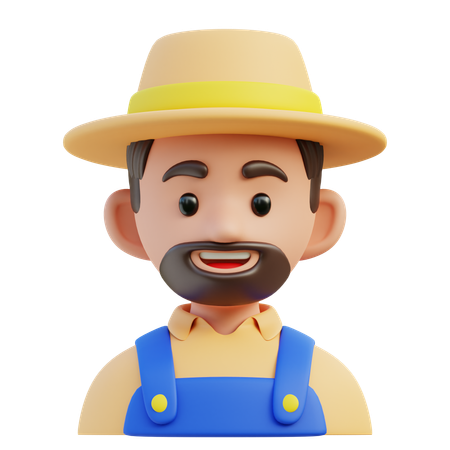 Fermier  3D Icon