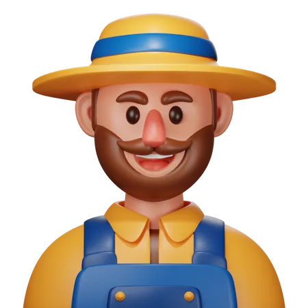 Agriculteur  3D Icon