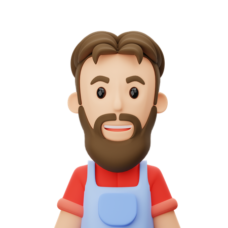 Fermier  3D Icon