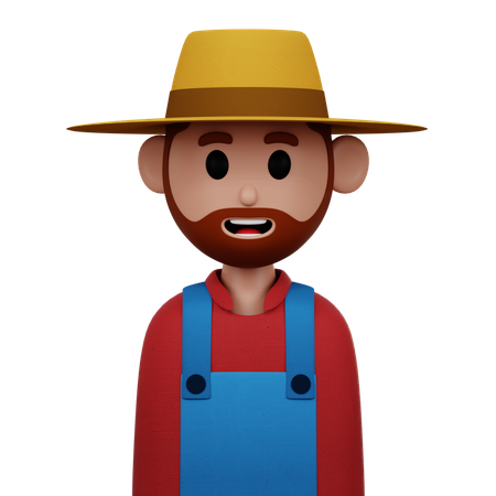 Agriculteur  3D Icon