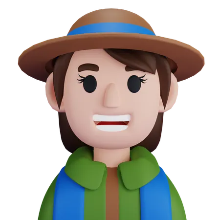 Agricultora  3D Icon